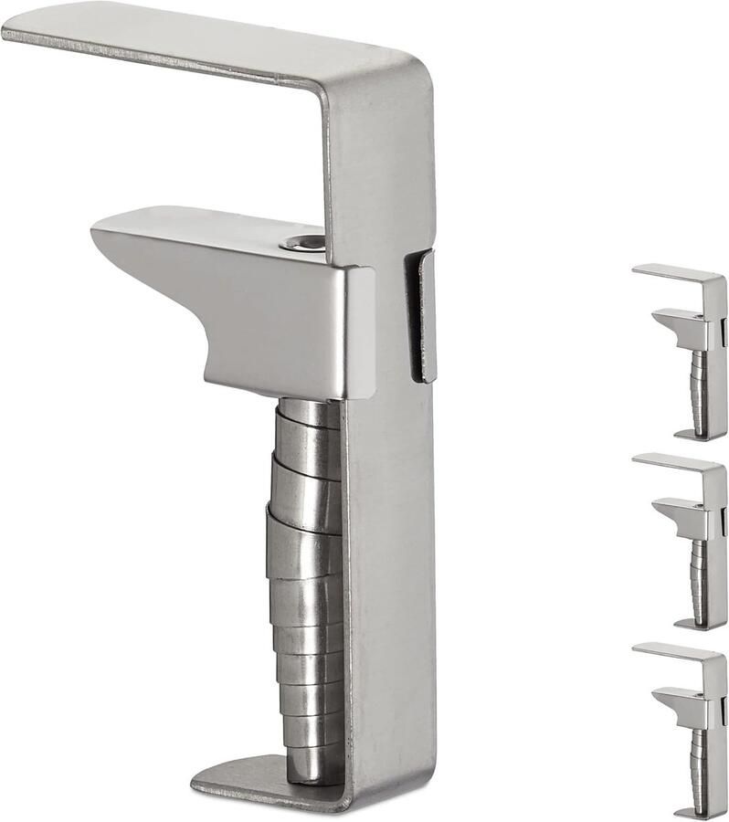 Doodadeals Tafelkleedklemmen – Voor Dikke Tafel – Verstelbaar – Tot 4 2 cm – RVS – Binnen en Buiten – Set van 4