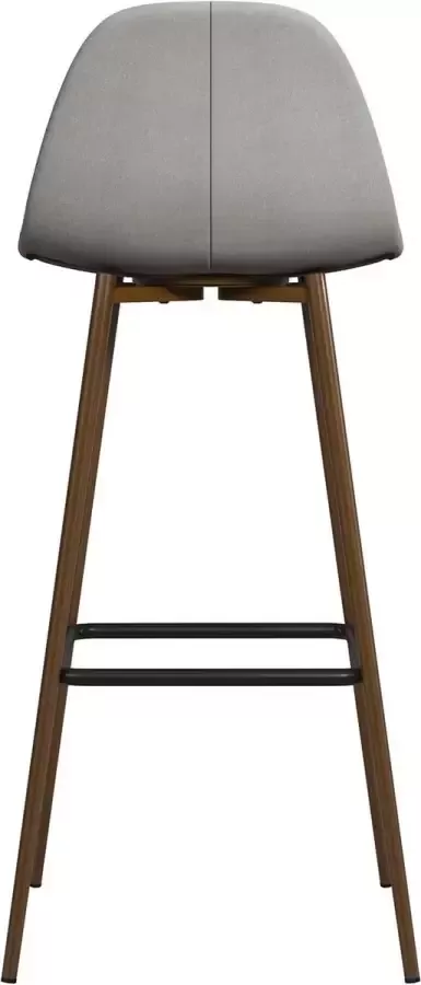 Dorel Home Copley Barkruk in linnen lichtgrijs