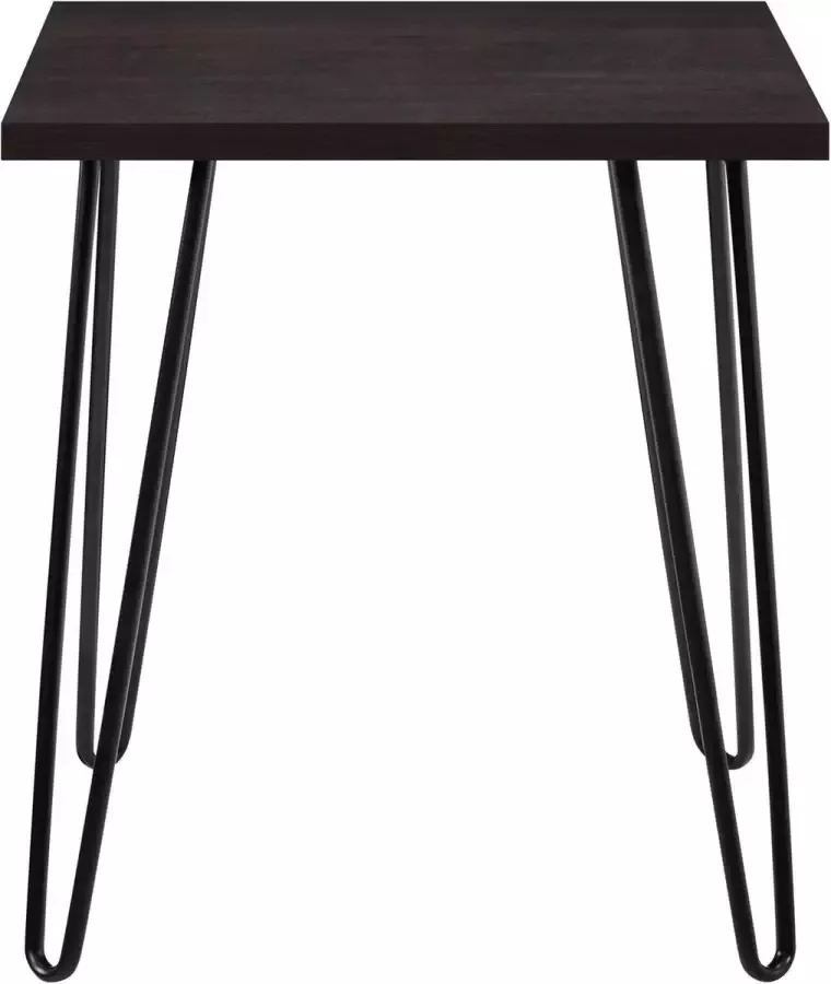 Dorel Home Owen Bijzettafel in gelamineerd spaanplaat espresso