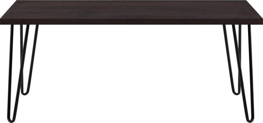 Dorel Home Salontafel rechthoekig in gelamineerd spaanplaat espresso - Foto 2