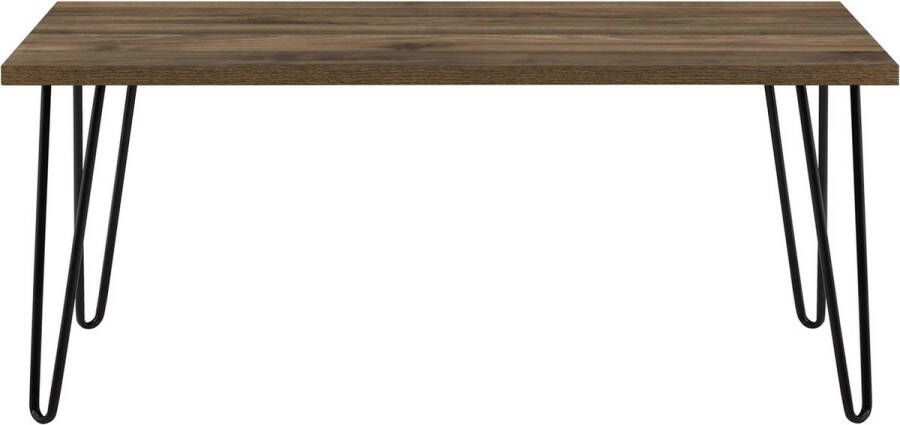 Dorel Home Salontafel rechthoekig in gelamineerd spaanplaat walnoot - Foto 2