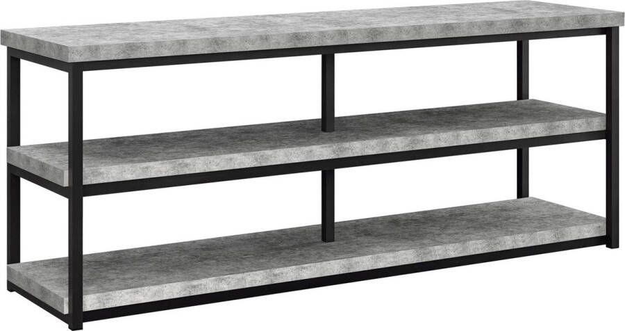 Dorel Home Tv-meubel 2 open planken in gelamineerd spaanplaatbeton