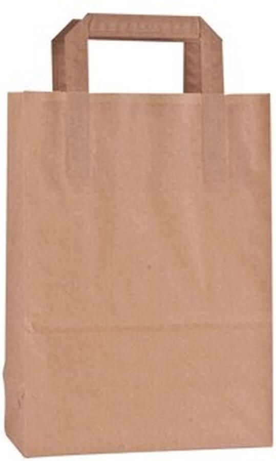 DR aagtassen groot papier 32x17x44 doos a 25 stuks tas