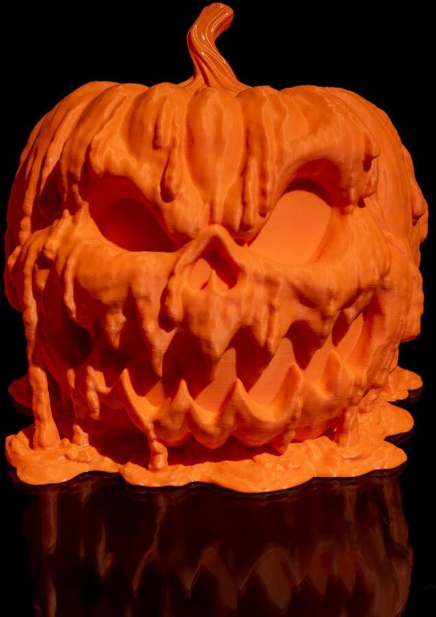 Draw3D Carved Pumpkin Lamp Uitgeholde Pompoen Decoratie Halloween Versiering Spooky Jack-o'-lantern Ingekerfde Pompoen Gothic Horror 3D Print