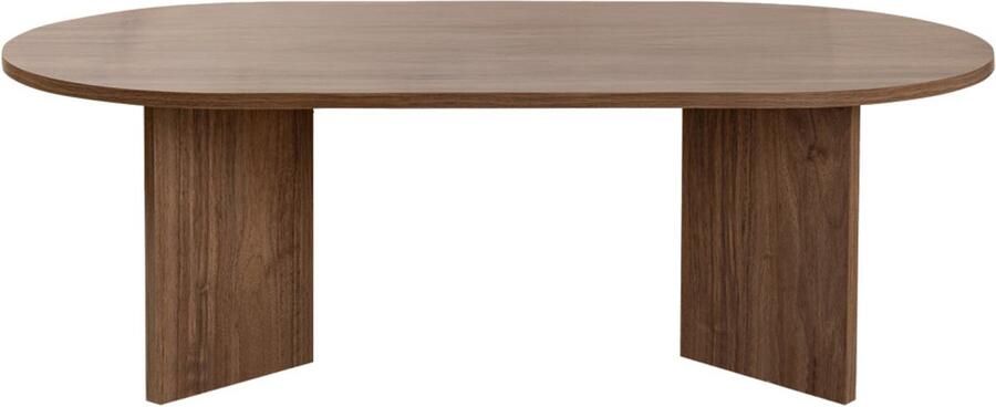 Drawer Sam Ovale salontafel van hout 119x60 cm