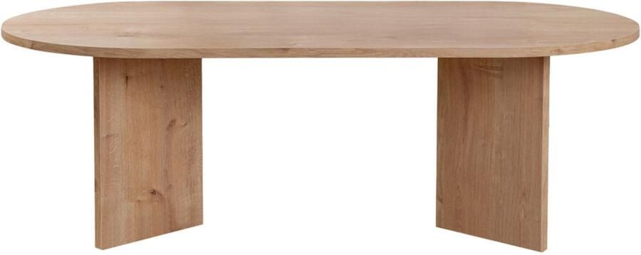 Drawer Sam Ovale salontafel van hout 119x60 cm
