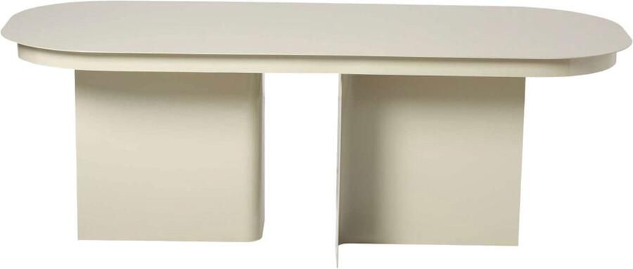 Drawer Toko Ovale salontafel van metaal 120x44 cm