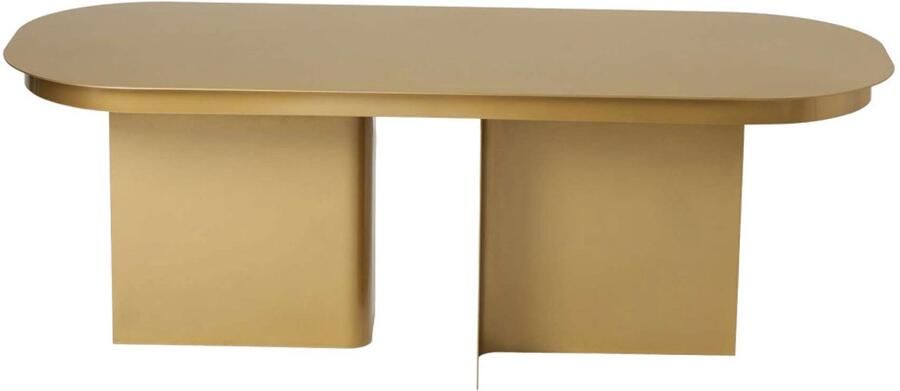 Drawer Toko Ovale salontafel van metaal 120x44 cm