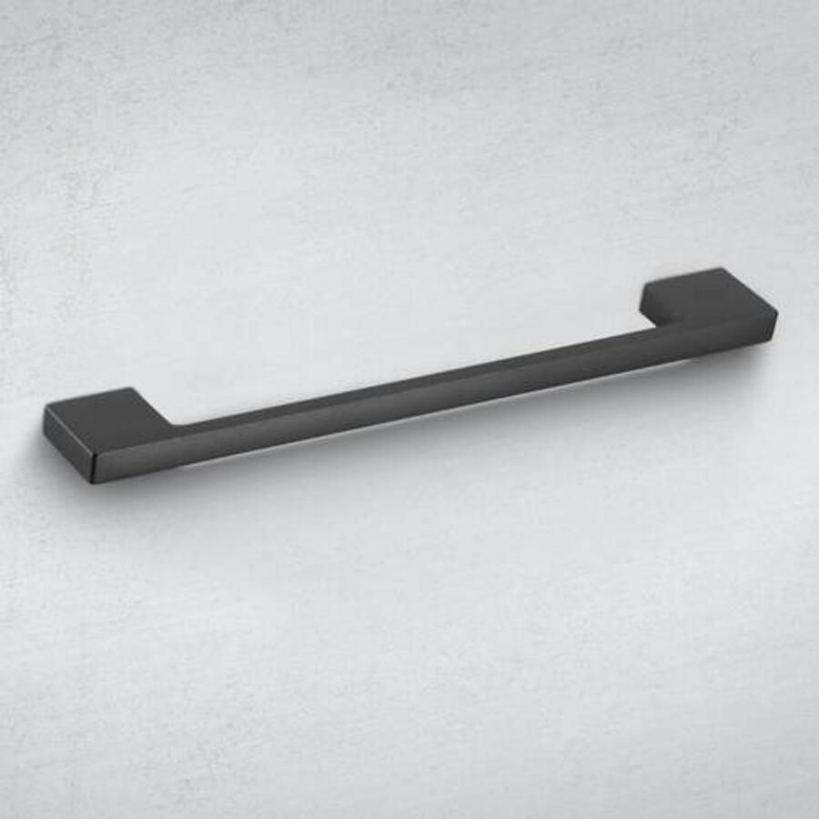 DRE-TEC Handgreep (set van 2 stuks) van 96mm (hartafstand) mat zwart inclusief bevestingsmaterialen