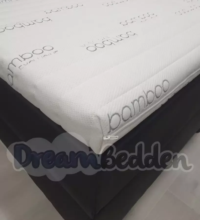 Dreambedden Topper 160x210 Bamboo Exclusive HR55 Koudschuim Anti Allergie Ca. 8cm dik