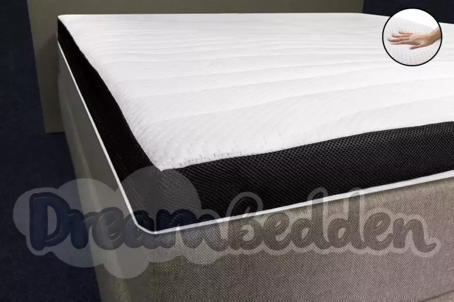 Dreambedden Topper 70x200 Latex 8 cm Dik Excellent Bamboo Hoes