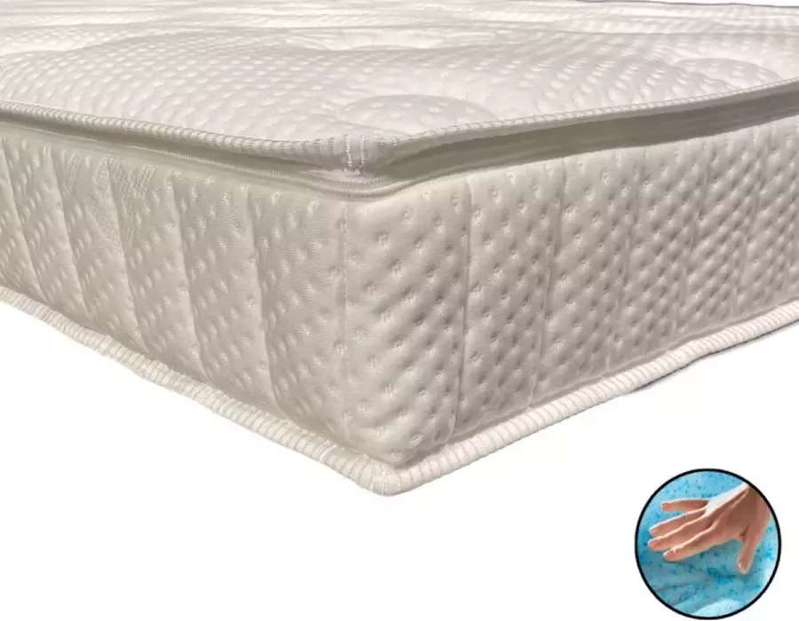 Dreambedden Topper Coolgel 100x190 Orthopedisch ca. 10cm dik Tencel