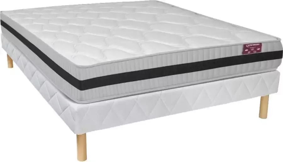 Dreame A Boxspring + pocketveren matrasset 23cm dik 160 x 200 cm DORIALE van A L 200 cm x H 23 cm x D 160 cm
