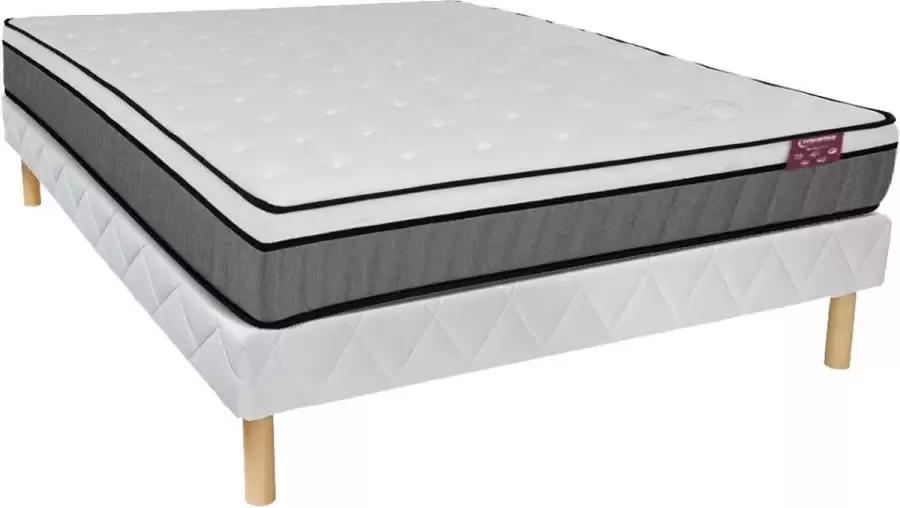 Dreame A Boxspring + traagschuim matrasset 24cm dik 160 x 200 cm ARIOSSE van A L 200 cm x H 30 cm x D 160 cm