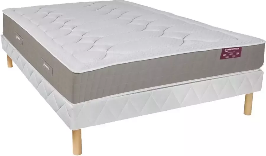 Dreame A Boxspring + traagschuim matrasset 25cm dik 140 x 190 cm LOUZIA van A L 190 cm x H 25 cm x D 140 cm