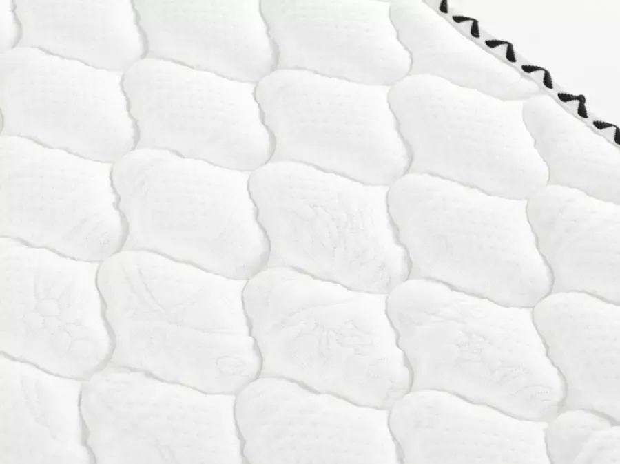 Vente-unique Set bedbodem en matras met pocketveren en geïntegreerd dekmatras ALTIER van YSMÉE 120 x 190 cm L 190 cm x H 30 cm x D 120 cm - Foto 5