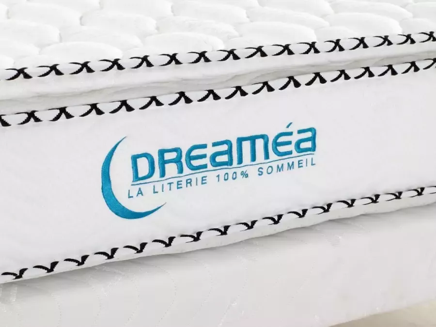 Vente-unique Set bedbodem en matras met pocketveren en geïntegreerd dekmatras ALTIER van YSMÉE 140 x 190 cm L 190 cm x H 30 cm x D 140 cm - Foto 4