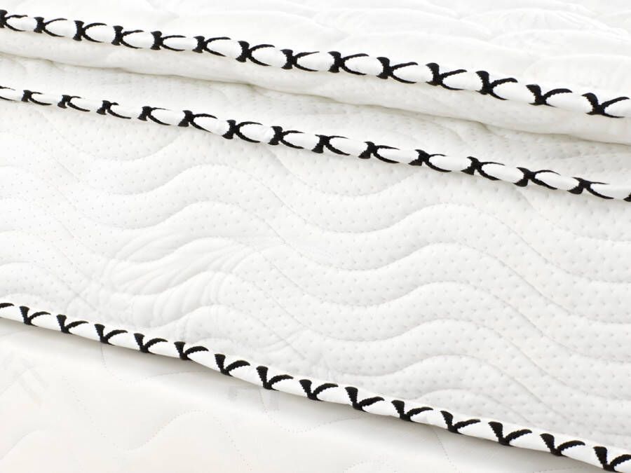 Vente-unique Set bedbodem en matras met pocketveren en geïntegreerd dekmatras ALTIER van YSMÉE 180 x 200 cm L 200 cm x H 30 cm x D 180 cm - Foto 2