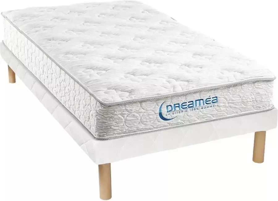Vente-unique Set bedbodem + matras met pocketveren 22 cm SERENITE van YSMÉE 90 x 190 cm L 190 cm x H 30 cm x D 90 cm - Foto 2