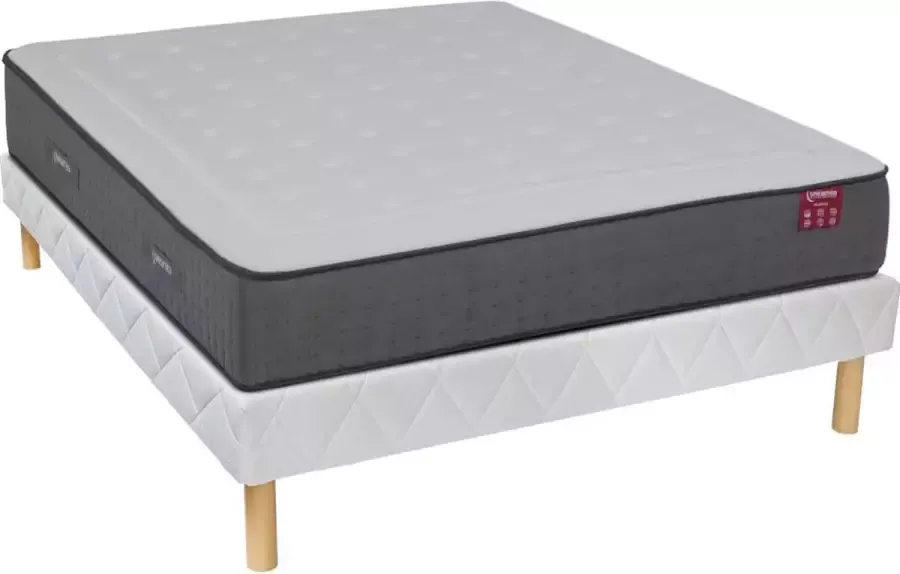 Dreame A Set bedbodem + matras met pocketveren en vormgeheugen ATLANTIDE van A 27 cm dik 140 x 190 cm L 188 cm x H 27 cm x D 190 cm