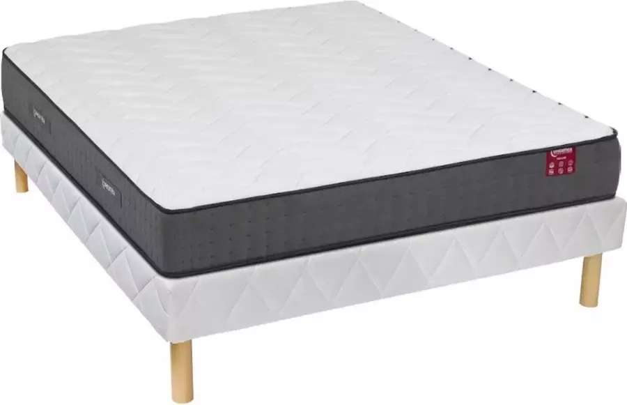 Dreame A Set bedbodem + matras met pocketveren en vormgeheugen BABYLONE van A 23 cm dik 160 x 200 cm L 200 cm x H 30 cm x D 160 cm