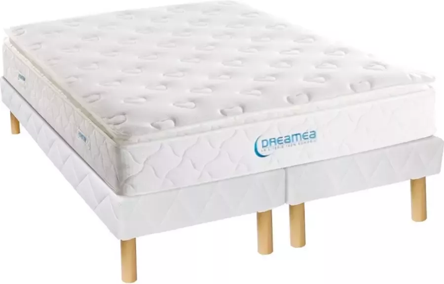 Dreame A Set bedbodem + matras pocketveren en geïntegreerd dekmatras AMERICAN DREAM van A 180 x 200 cm L 200 cm x H 28 cm x D 180 cm