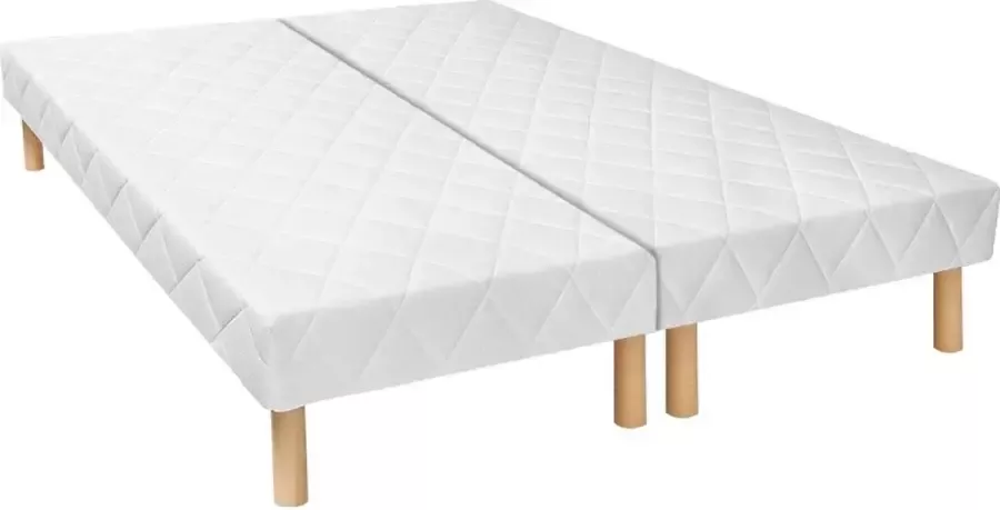 Vente-unique Set decoratief gewatteerde bedbodem PANACEA van YSMÉE 25 cm dik dekmatraseffect L 198 cm x H 30 cm x D 176 cm
