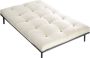 Dreame A Set lattenbodem + futon 140 x 190 cm 100% katoen SHIVA van A Beige L 190 cm x H 15 cm x D 140 cm - Thumbnail 2