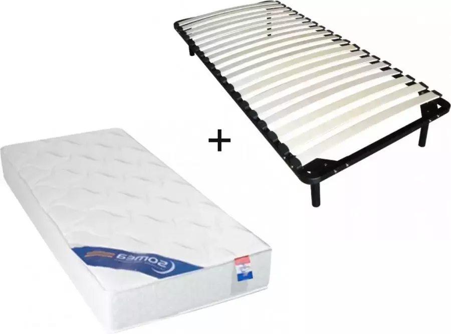 Dreame A Set lattenbodem + schuimmatras ZEUS van A 15 cm dik 90x190 cm L 190 cm x H 15 cm x D 90 cm