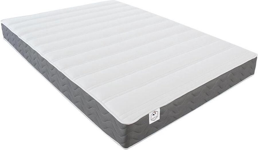 Vente-unique Set 160 x 200 cm bedbodem met opbergruimte licht naturel + matras van HD-schuim met vormgeheugen en ademende 3D-strook 18 cm dik HEAVEN van YSMÉE L 200 cm x H 18 cm x D 140 cm - Foto 3