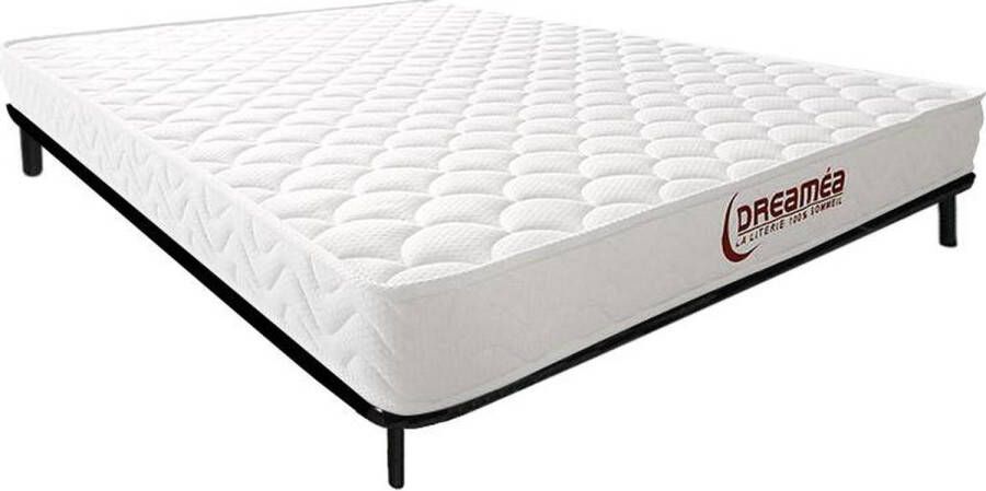 Vente-unique Set van lattenbodem en schuimmatras van 15 cm dik met vormgeheugen – 120 x 200 cm – PELOPS van DREAMEA L 200 cm x H 15 cm x D 120 cm