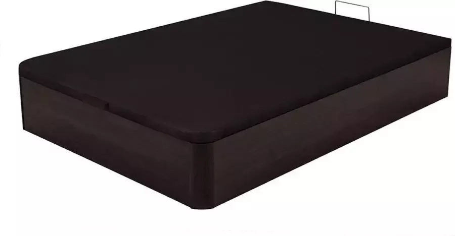 Ysmée Bedbodem met opbergruimte HESTIA van DREAMEA PLAY Donker naturelkleur 160 x 200 cm L 200 cm x H 30 cm x D 160 cm - Foto 4