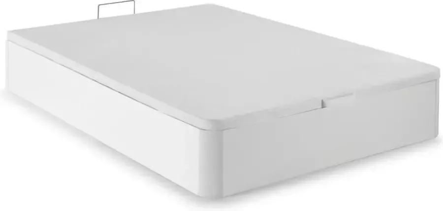 Vente-unique Bedbodem met opbergruimte HESTIA van YSMÉE Mat wit 160 x 200 cm L 200 cm x H 30 cm x D 160 cm - Foto 3