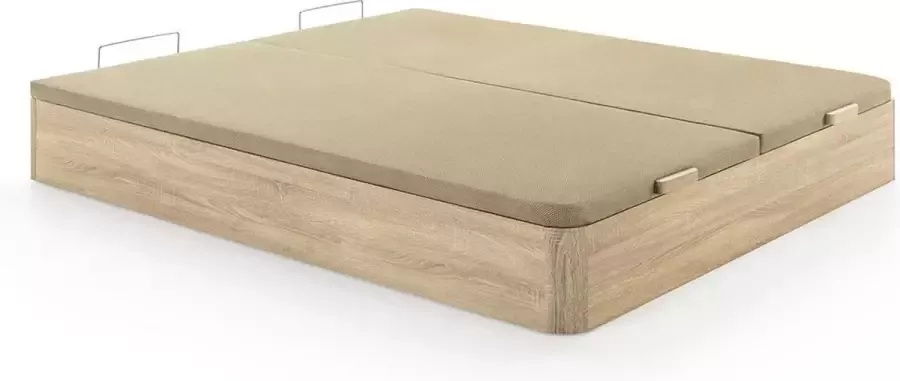 Ysmée Boxspring 180 x 200 cm Licht naturel HESTIA van DREAMEA PLAY L 200 cm x H 30 cm x D 180 cm - Foto 2