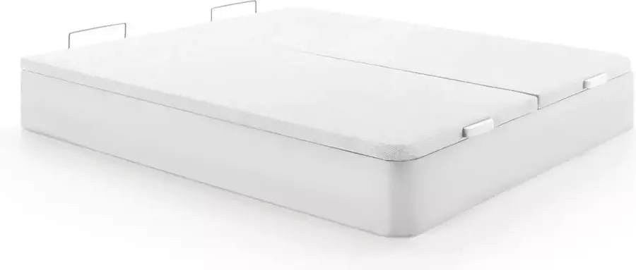 Ysmée Boxspring 180 x 200 cm Wit mat HESTIA van DREAMEA PLAY L 200 cm x H 30 cm x D 180 cm - Foto 2