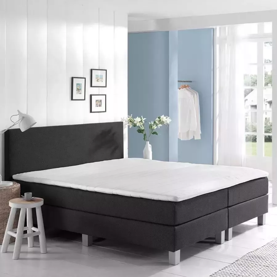 Dreamhouse Bedding Boxspring Sleepwell Leather look 140x200 GRATIS TOPPER