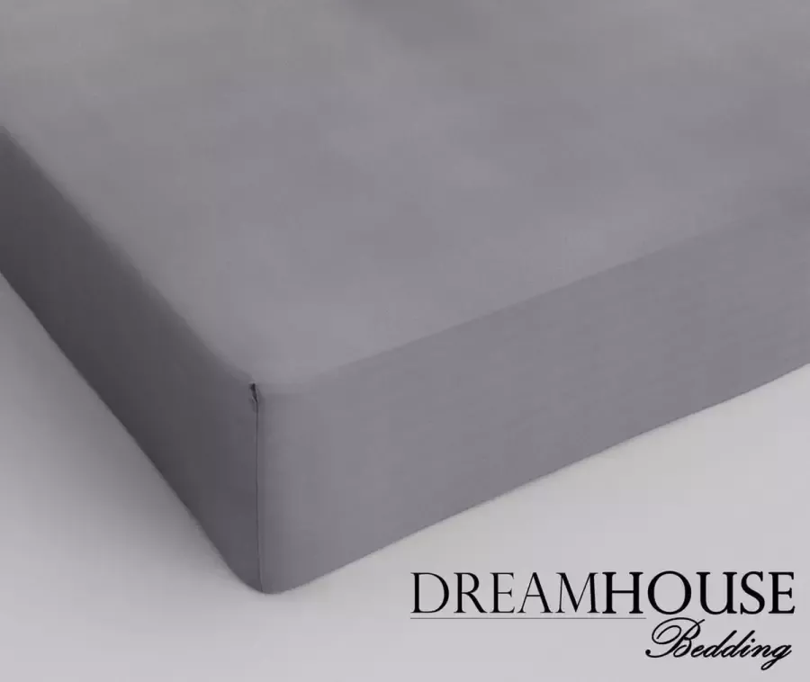 Dreamhouse Katoen Hoeslaken 120x200 cm Grijs Twijfelaar