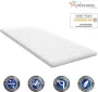 Dreams 7 topdekmatras met visco-elastische koudschuimvulling 140 x 200 x 4 5 cm matrashoes matrasbeschermer orthopedisch met memory foam effect - Thumbnail 2