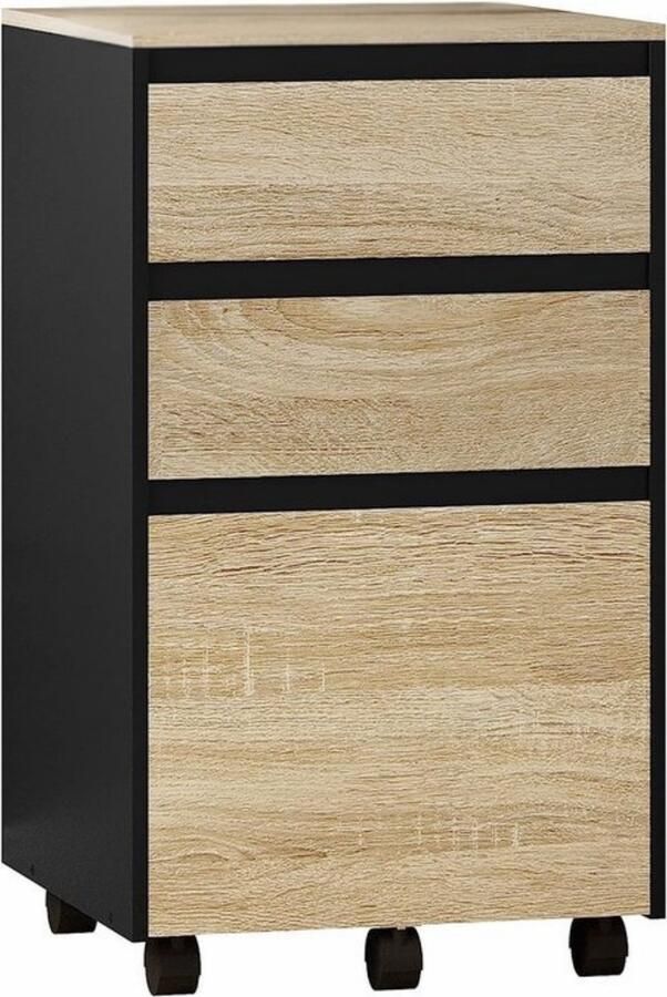 Dripio Archiefkast Bureau Ladeblok Lichtbruin 40x70x40cm