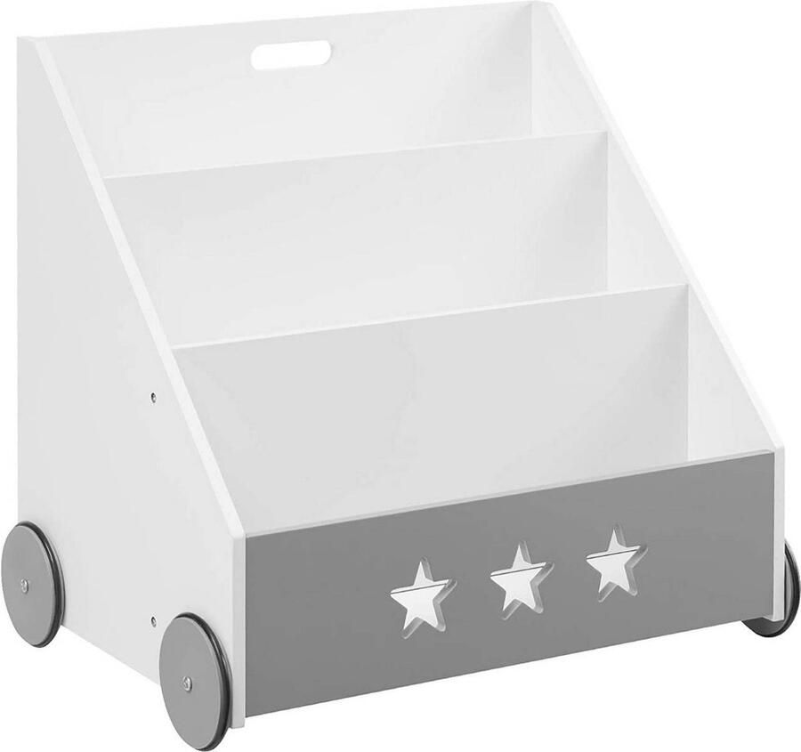 Dripio Speelgoedkast Voor Kinderen Wit Opbergkast Kinderkamer Hout