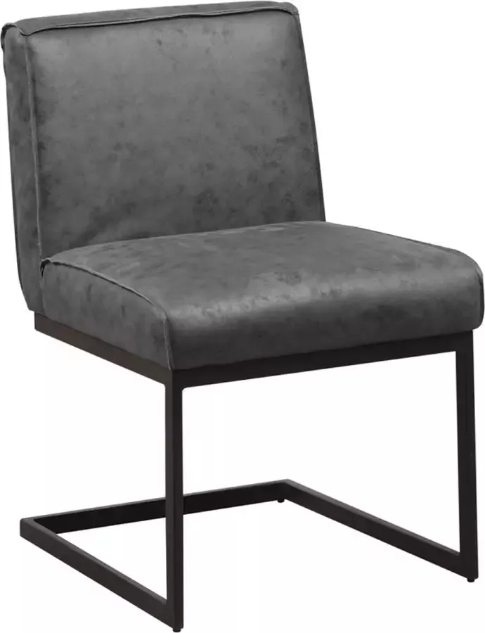 Dripio Eetkamerstoel Yasuko Keukenstoel Gestoffeerde Stoel Metalen Poten Hoge Rug Microvezel Bekleding voor Woonkamer Slaapkamer Eetkamer Taupe