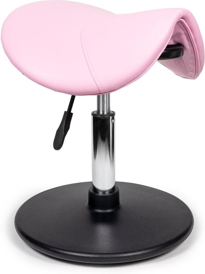 D'Romerio Ergonomische Balanskruk Roze Lage uitvoering Wiebelkruk Balans Kruk Verstelbare zithoogte 40-57cm