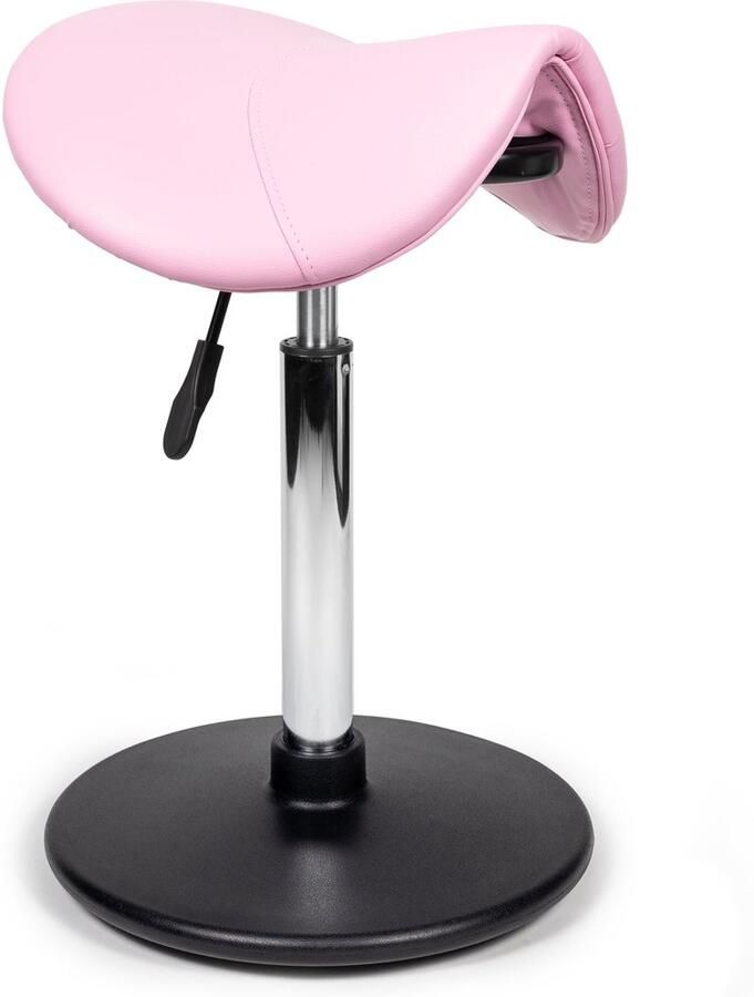 D'Romerio Ergonomische Balanskruk Roze Standaard zithoogte Wiebelkruk Balans Kruk Verstelbare zithoogte 50-68cm