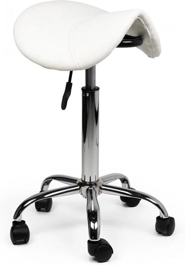 Zadelkruk Nederland Zadelkruk Wit Ergonomisch Hoogte verstelbaar Werkkruk Tabouret