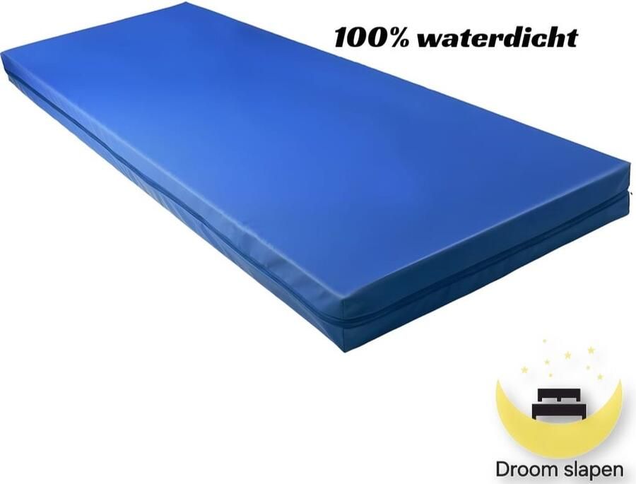 Droom slapen Luxe zorgmatras 90x200 14 cm dik Koudschuim Afritsbare tijk Waterdichte incontinentie matras Goedkope matras