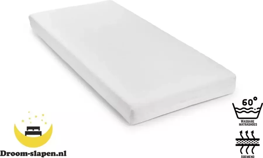 Droom slapen Koudschuim matras 70x200 16cm dik Luxe Bamboo tijk Anti allergisch