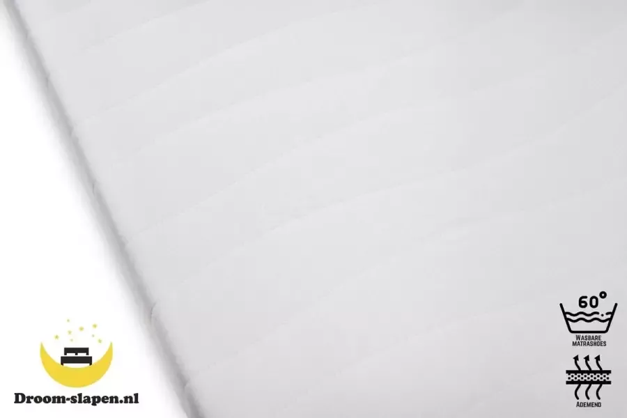 Droomslapen Matras koudschuim 120x200 17cm Luxe Bamboo tijk