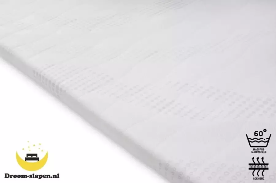Droom slapen Topdekmatras topper traagschuim NASA 90x200 6cm Luxe Cooltouch tijk