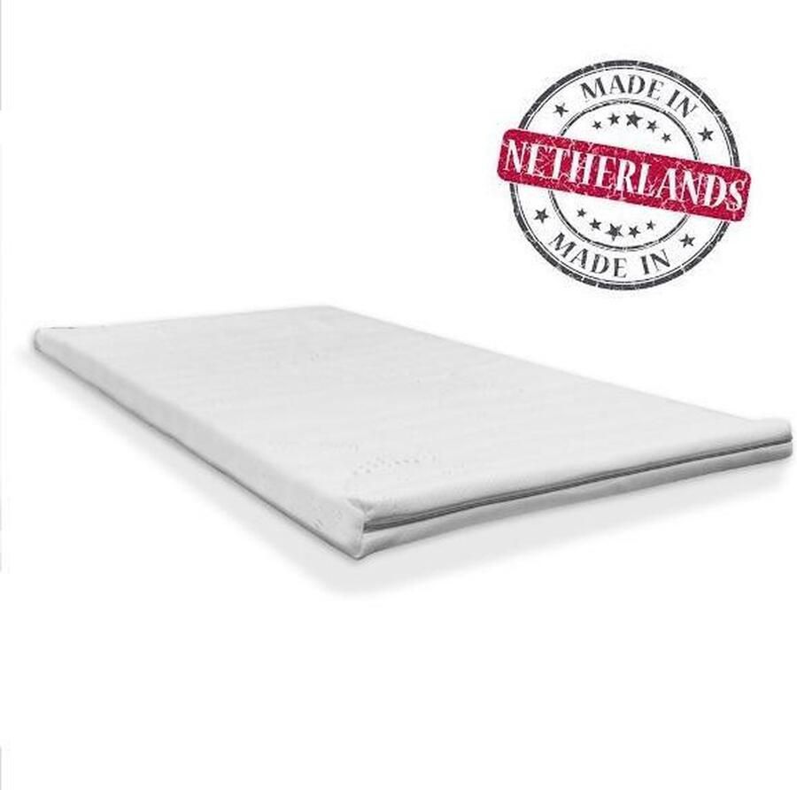 Droom-slapen.nl Topdekmatras topper koudschuim 180x200 6cm dik