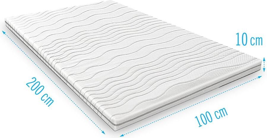Droommatras Harde topdekmatras 100x200 dikte 10 cm